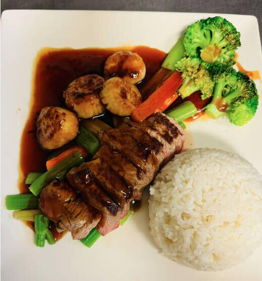 Teriyaki Steak & Scallop
