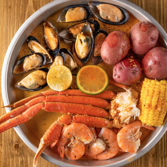S6. 0.5LB Black Mussels & 0.5LB Snow Crab & 0.5LB Shrimp